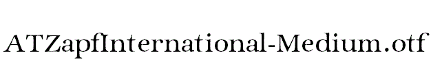 ATZapfInternational-Medium