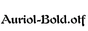 Auriol-Bold