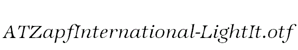 ATZapfInternational-LightIt