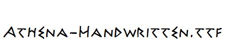 Athena-Handwritten