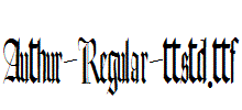 Authur-Regular-ttstd