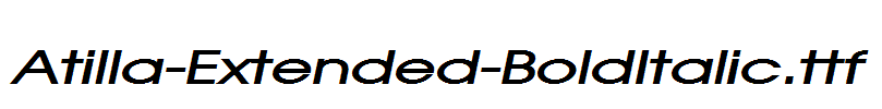 Atilla-Extended-BoldItalic