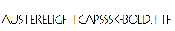 AustereLightCapsSSK-Bold