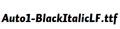 Auto1-BlackItalicLF