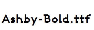 Ashby-Bold