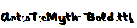ArtisTicMyth-Bold