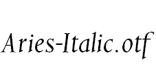 Aries-Italic