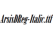 ArsisDReg-Italic