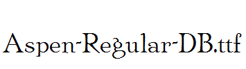 Aspen-Regular-DB