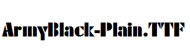 ArmyBlack-Plain