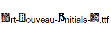 Art-Nouveau-Initials-B