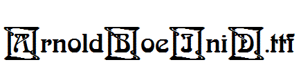 ArnoldBoeIniD