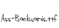 Ass-Backwards