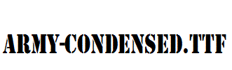 Army-Condensed
