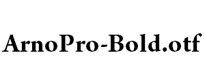 ArnoPro-Bold