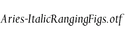 Aries-ItalicRangingFigs