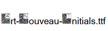 Art-Nouveau-Initials