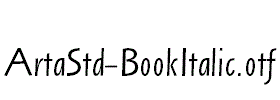 ArtaStd-BookItalic