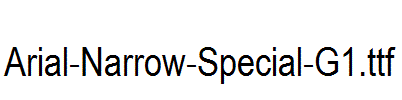 Arial-Narrow-Special-G1