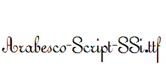 Arabesco-Script-SSi