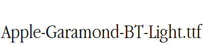Apple-Garamond-BT-Light