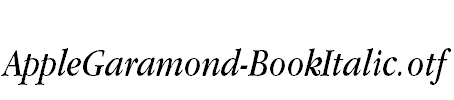 AppleGaramond-BookItalic