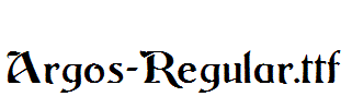 Argos-Regular