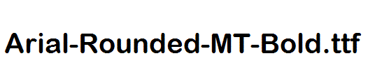 Arial-Rounded-MT-Bold