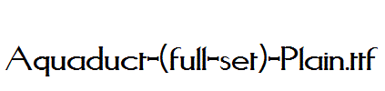 Aquaduct-(full-set)-Plain