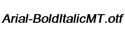 Arial-BoldItalicMT
