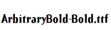ArbitraryBold-Bold