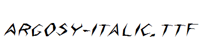 Argosy-Italic