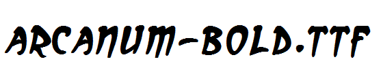 Arcanum-Bold