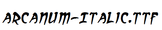 Arcanum-Italic