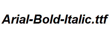 Arial-Bold-Italic