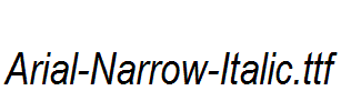 Arial-Narrow-Italic
