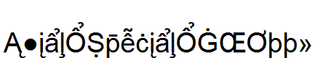 Arial-Special-G2
