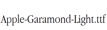 Apple-Garamond-Light