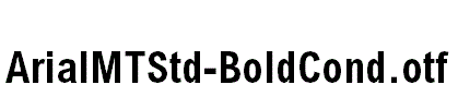 ArialMTStd-BoldCond