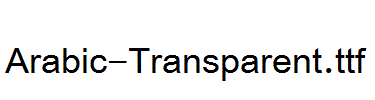 Arabic-Transparent
