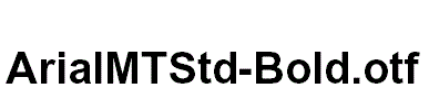 ArialMTStd-Bold
