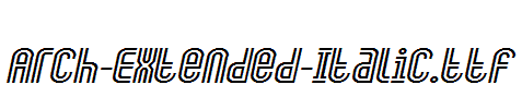 Arch-Extended-Italic
