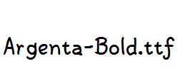 Argenta-Bold