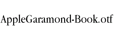 AppleGaramond-Book