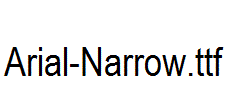 Arial-Narrow