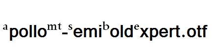 ApolloMT-SemiBoldExpert