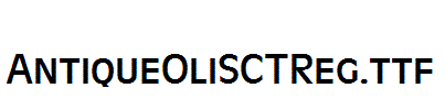 AntiqueOliSCTReg