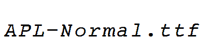 APL-Normal