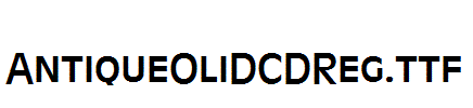 AntiqueOliDCDReg