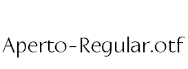Aperto-Regular